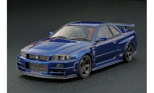 Nissan Skyline R34 1/18 Ignition Model Nismo GT-R Z-tune Bayside Blue (NISMO FESTIVAL 2013 MEMORIAL EDITION) IG0010 modelauto